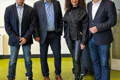 Vorstand des Gewerbeverein Rüsselsheim mit Sven Herrschaft, Werner Nickel und Enza Mannino