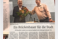 "Ich bin überzeugt, die Stadt braucht einen Brückenbauer"
