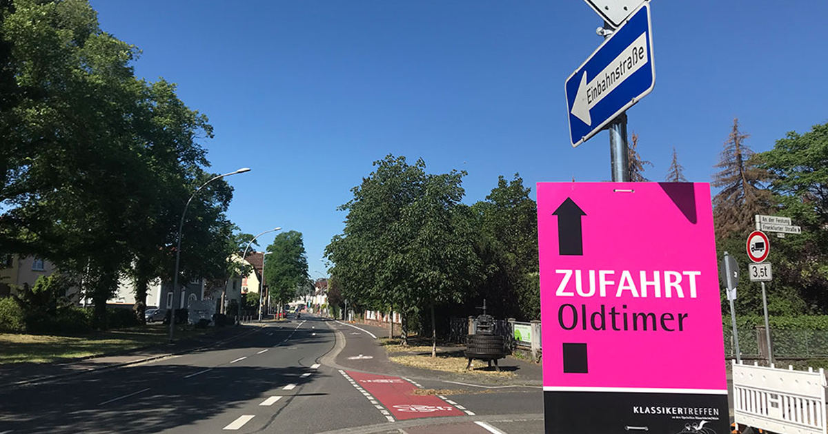 Klassikertreffen an den Opelvillen