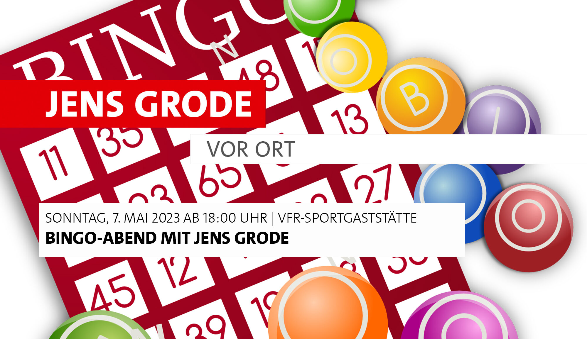 Bingo-Abend mit Jens Grode